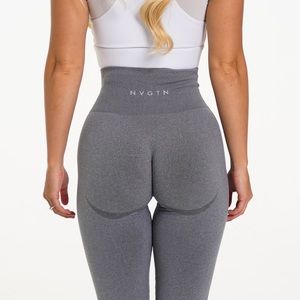 NVGTN MEDIUM GRAPHITE CONTOUR SEAMLESS LEGGINGS